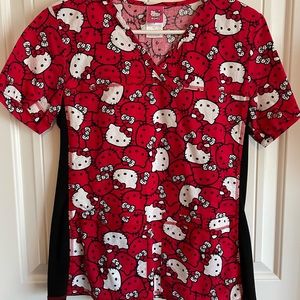 Hello Kitty scrub top
